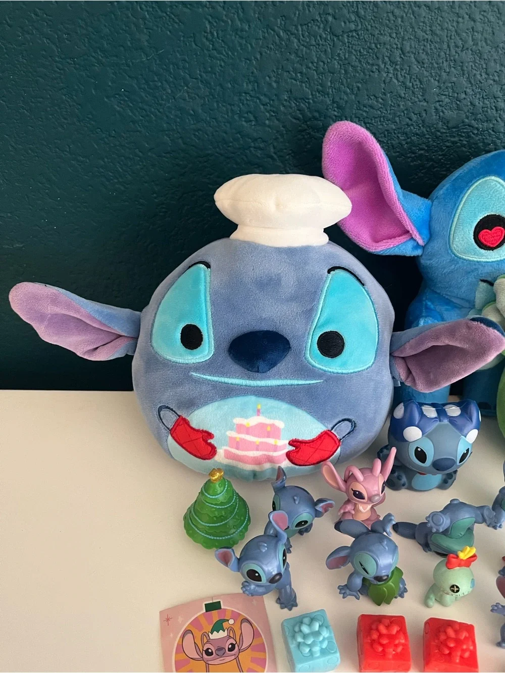 Small Disney Squishmallows Lilo & Stitch Plush Key Lime Pie and Chefs Hat